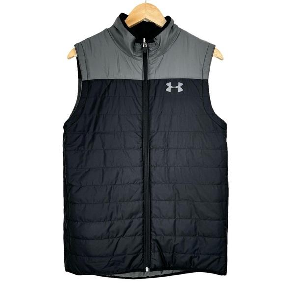 Under Armour Other - Under Armour Men's Reversible Lightweight Zip Front Contrast Puffer Vest Medium